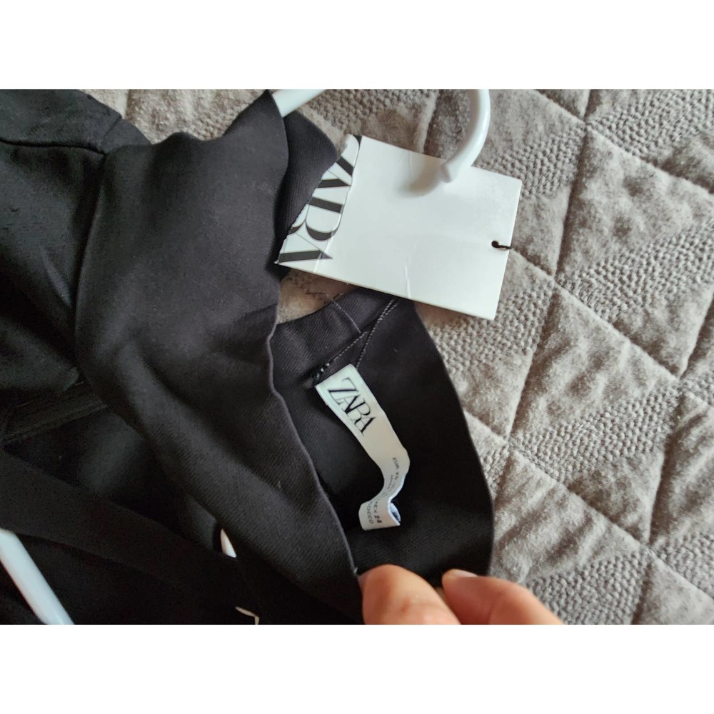 Zara Black Cut-Out Blouse - Picture 3 of 3
